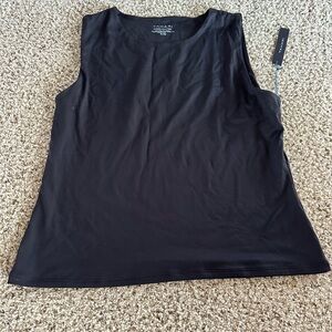 Tahari Classic Black Tank Top